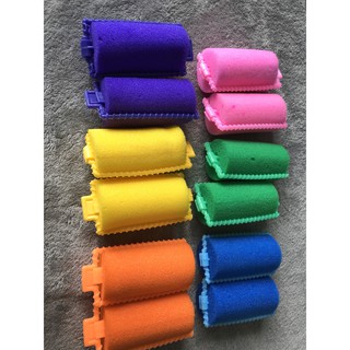 Combo 6 lô cuốn tóc xoăn bằng mút (Nhiều màu)