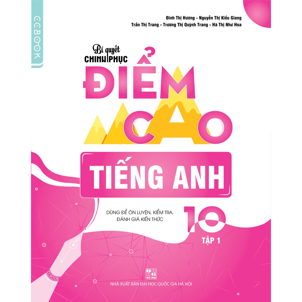 Sách - Bí quyết chinh phục điểm cao Tiếng Anh 10 Tập 1,2 (2 cuốn)