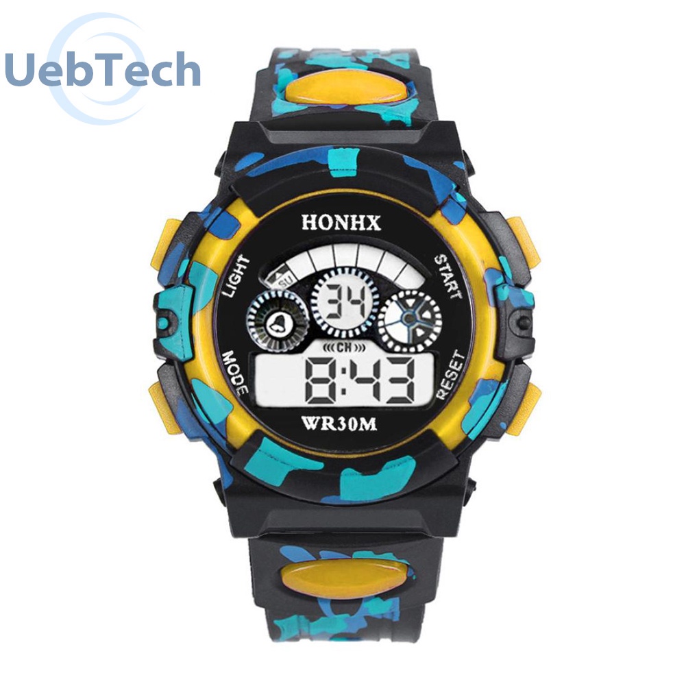 Đồng hồ điện tử chống thấm nước Uebtech cho bé trai