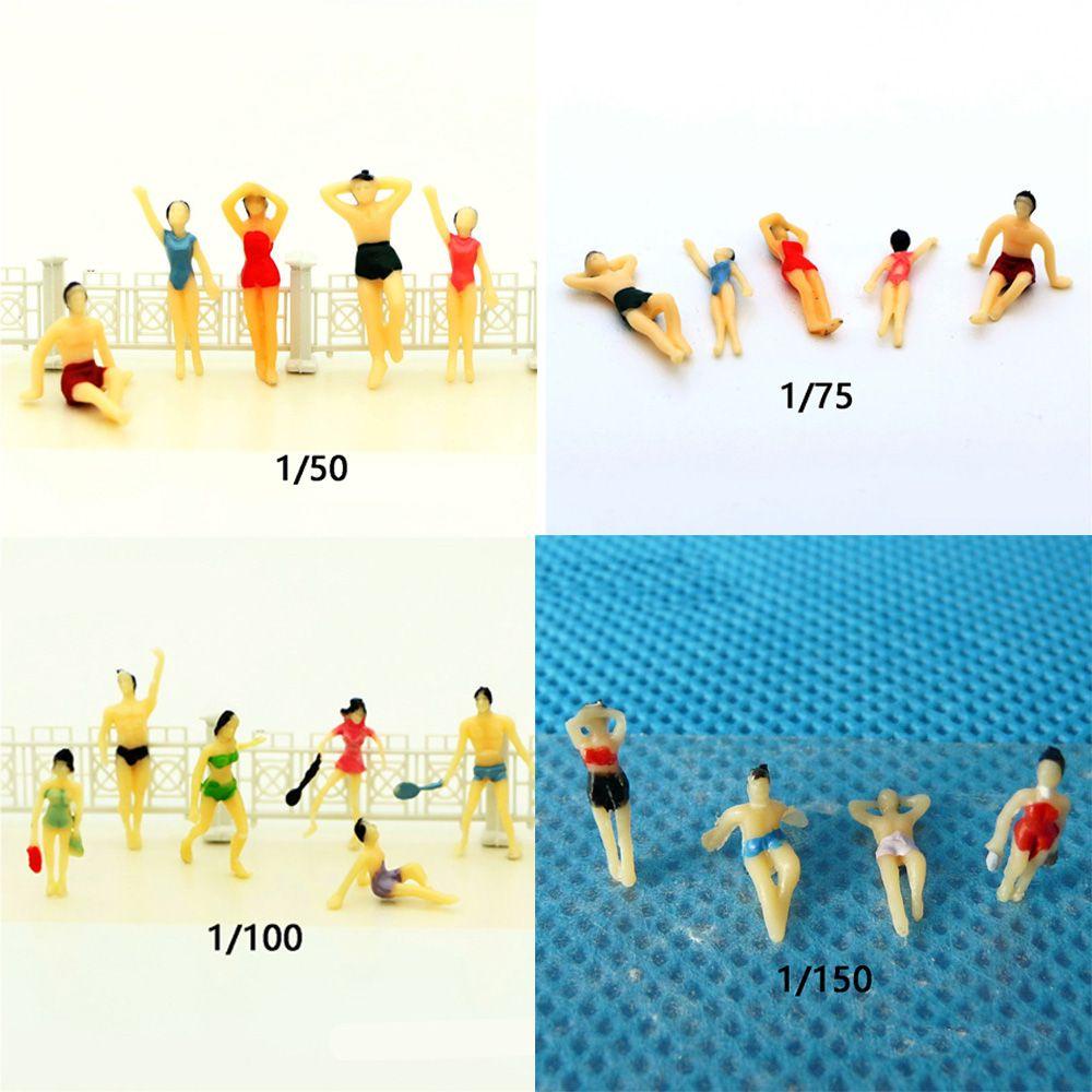 Bộ 100 Mô Hình Người Nhiều Màu Sắc Tỉ Lệ 1: 50 / 1: 75 / 1: 100 / 1: 150