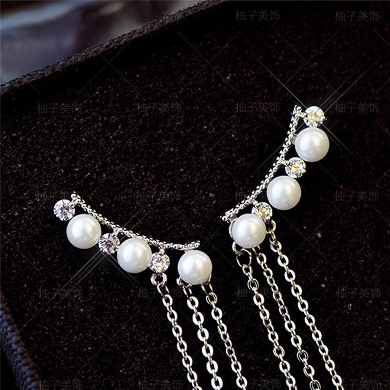 Phụ kiện trang sức bông tai hình viên ngọc treo thời trang snag trọng