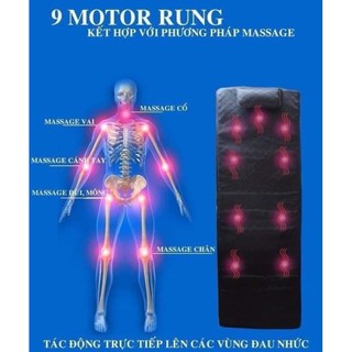 NỆM MASSAGE TOAN THÂN HỘP XANH LAZY BAG.