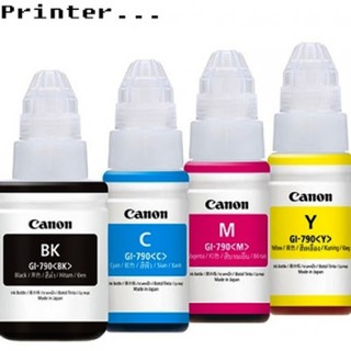 Bộ mực 4 màu Canon GI-790 Bk,C, M,Y cho máy Canon G1000, G2000, G3000, G1010, G2010