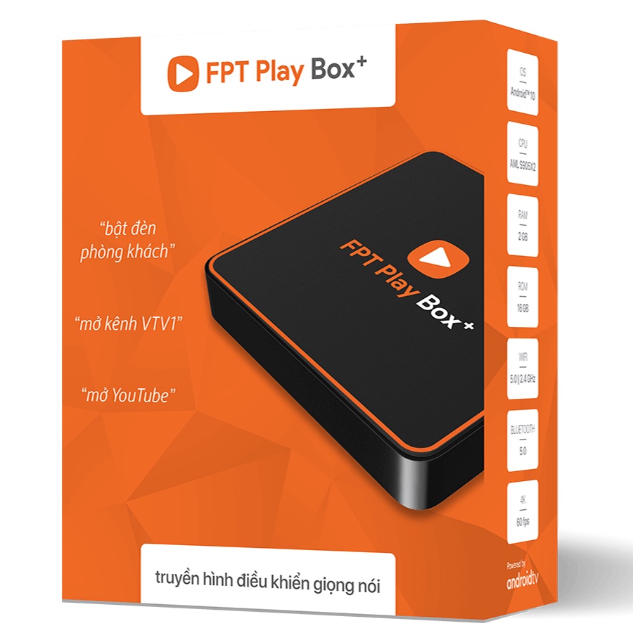 FPT Play Box+ T550 TV Box điều khiển giọng nói Hệ điều hành Androi - Bảo hành 12 tháng