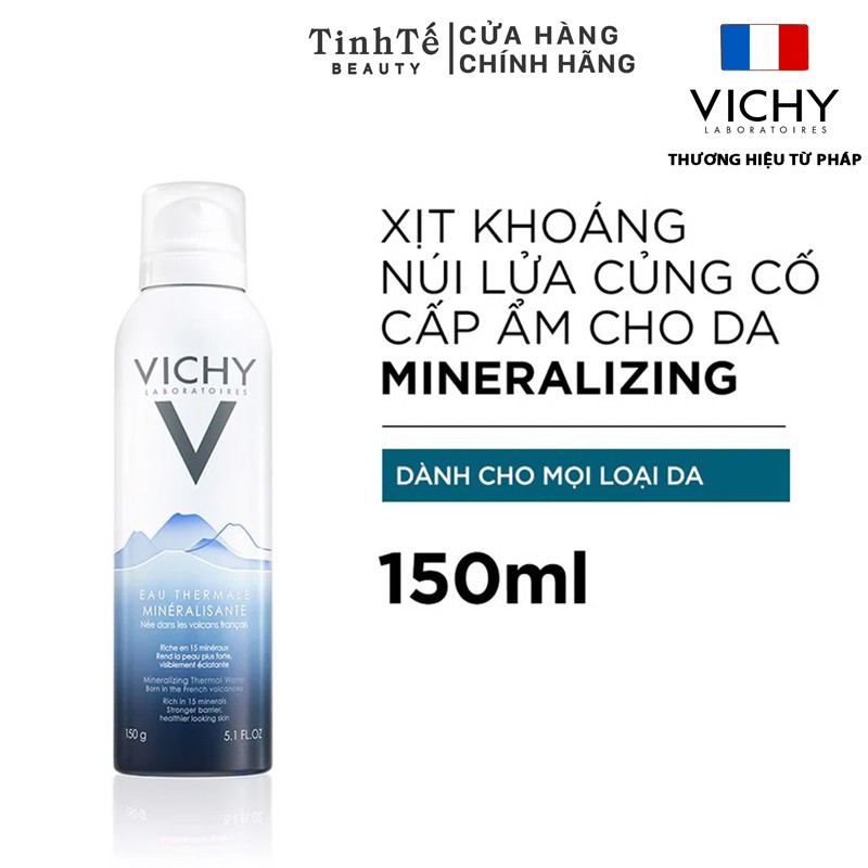 Xịt Khoáng Làm Dịu Vichy Mineralizing Thermal Water 150ml