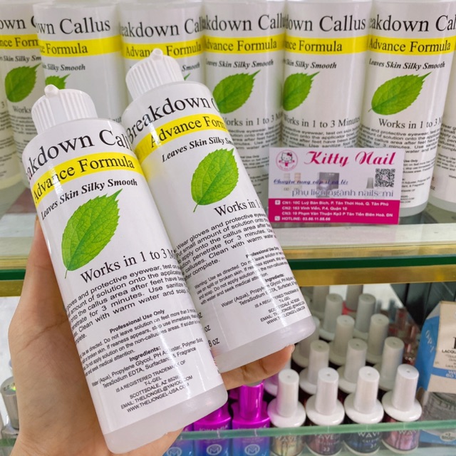 Gel ủ chà gót breakdown ( dung dịch chà gót)