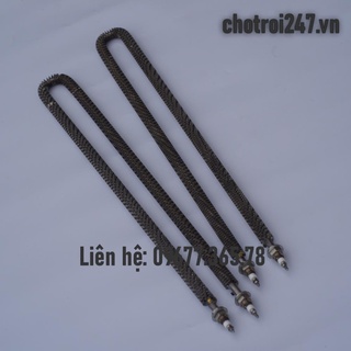 Thanh nhiệt điện trở sấy khô chữ U 80cm có cánh tản nhiệt