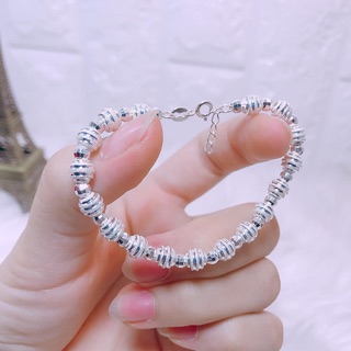 💥💥 Lắc Tay Bạc Bi Cát Sáng Đẹp Cho Nữ