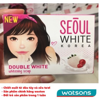 Xà Phòng Trắng Da Korea Double Whitening Soap (90gr)