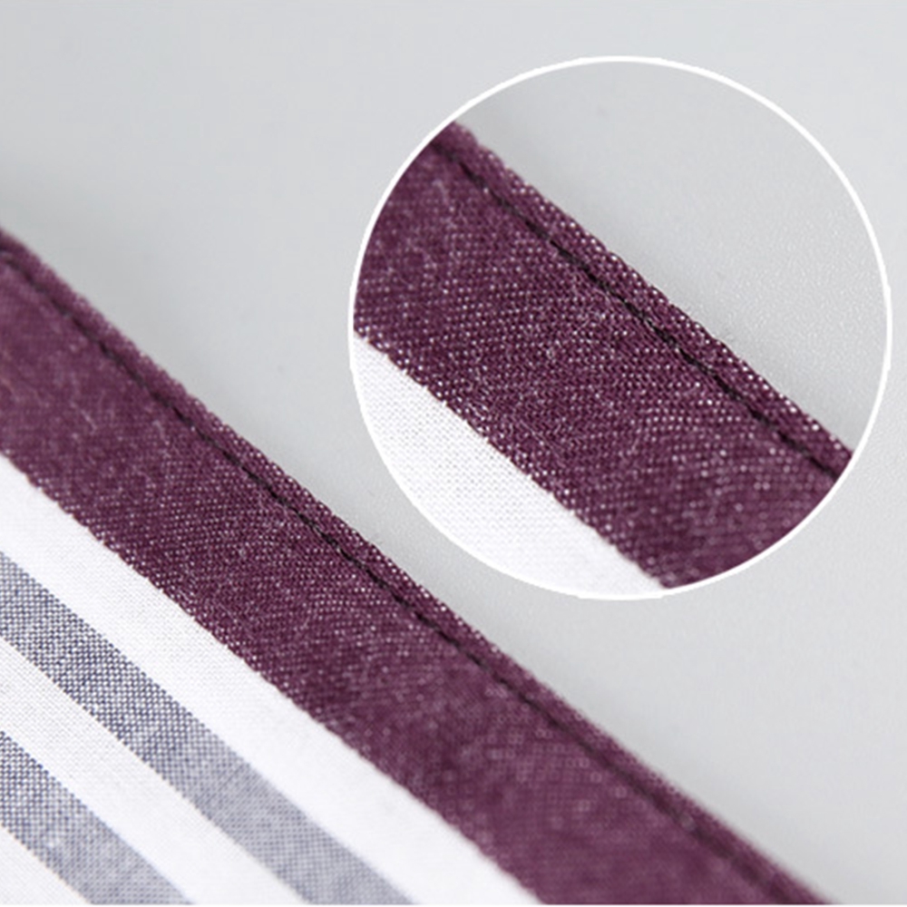 Khăn tay cotton vuông kẻ sọc cho nam