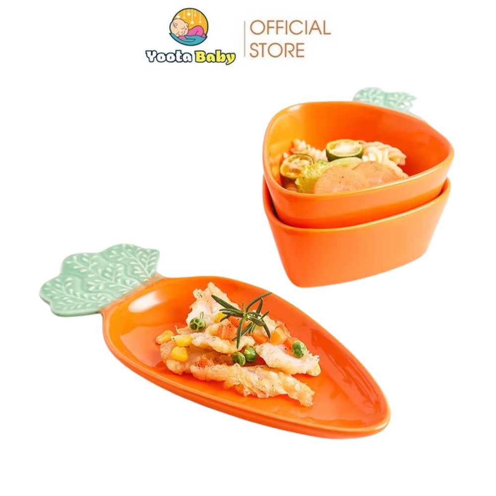 Bộ Đồ Sứ Ăn Dặm Cao Cấp Trẻ Em Siêu Dễ Thương Yoota Baby