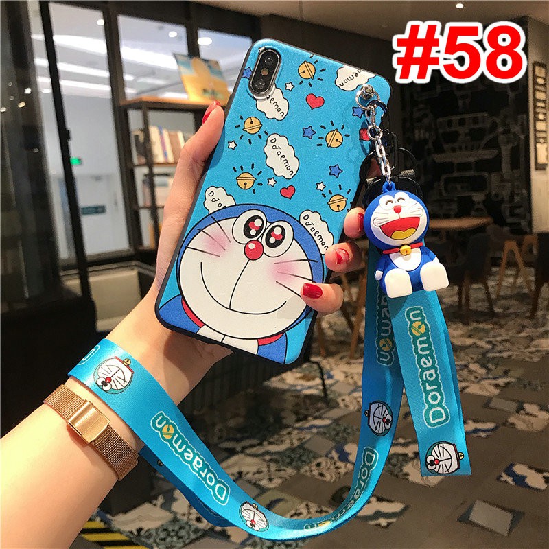 Ốp điện thoại mềm họa tiết Doraemon dành cho Xiaomi A1 A2 8 SE Redmi S2 4A 6A Note 3 4 5 6 7 4X 5A Pro Prime Plus