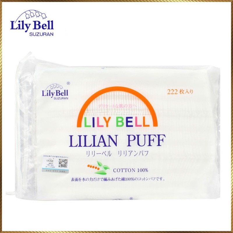 Bông tẩy trang Lily Bell 222 miếng