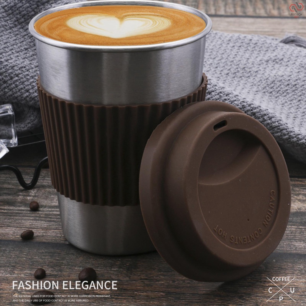 300ml Stainless Steel Vacuum Insulated Tumbler Cup with Lid Coffee Mug Insulated Travel Mug for Coffee Beer Keep Drinks Steaming Hot or Ice Cold