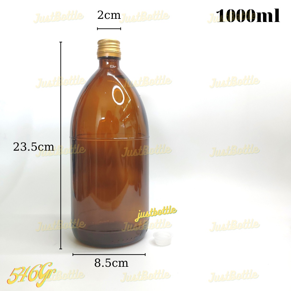 CHAI THỦY TINH NÂU 100ML 125ML 250ML 500ML 1000ML 1L LỌ THŨY TINH đựng bảo quản TINH DẦU/DUNG DỊCH/HÓA CHÁT DÀY - NẶNG