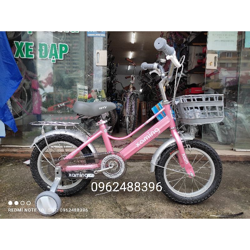 xe đạp trẻ em xaming c2 thời trang cho bé size 12 đến 18