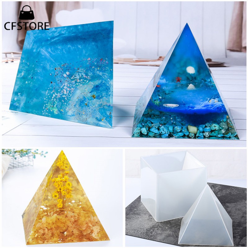 Khuôn chế tác resin hình tam giác