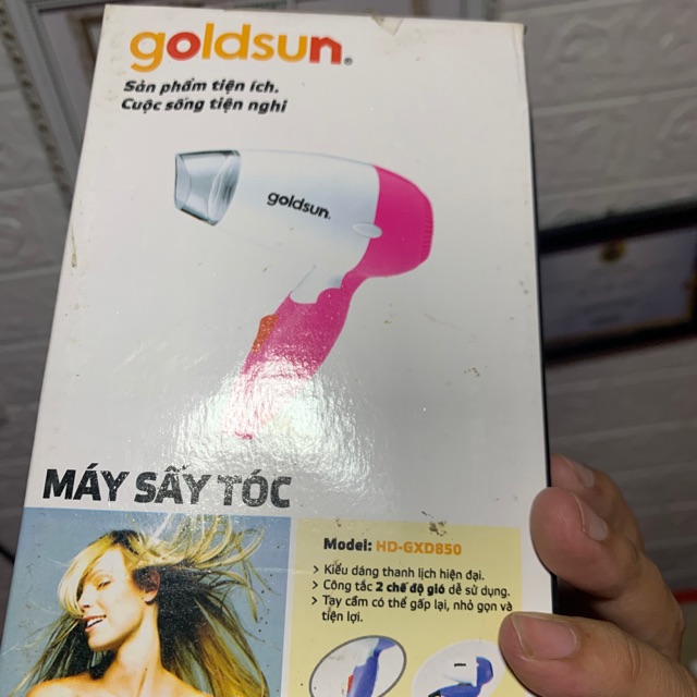 Máy sấy tóc Goldsun 650W HD-GXD850