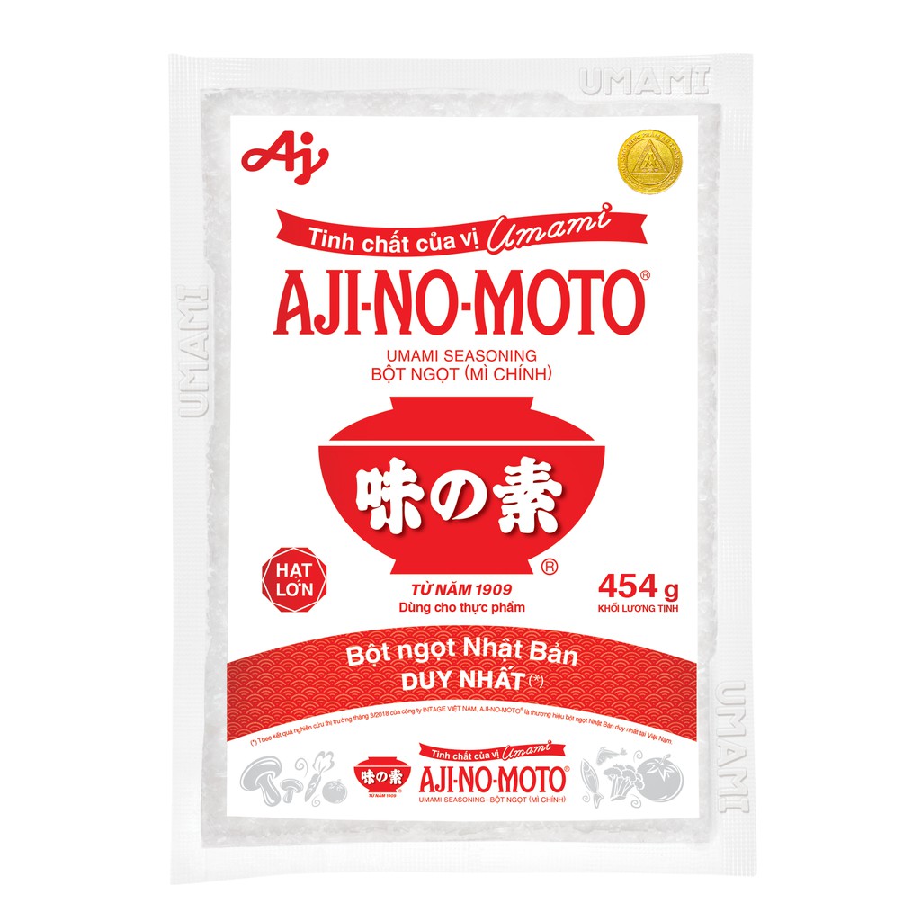 Combo 4 Gói Bột Ngọt AJI-NO-MOTO® 454g/Gói