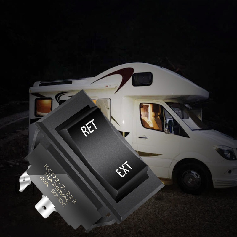 Bảng Công Tắc Bật / Tắt Đèn LED 15A 250V / 20A 50V Đa Năng Cho Tàu Thuyền / Xe Hơi