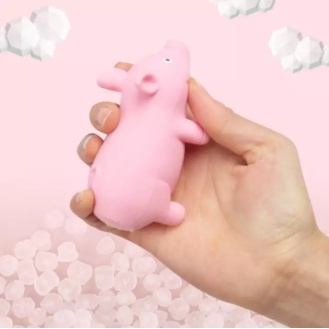 Đồ chơi xả Stress lợn Squizy hồng dẻo kéo dài, co giãn đàn hồi giảm căng thẳng Viễn Dương Computer