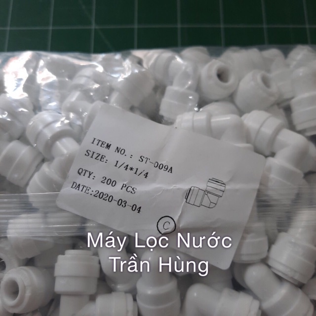 CO VUÔNG NỐI 2 ĐẦU DÂY 6 ⚡️ XẢ KHO ⚡️ - CO NỐI NHANH 2 ĐẦU DÂY 6 - CO CÚT LỌC NƯỚC