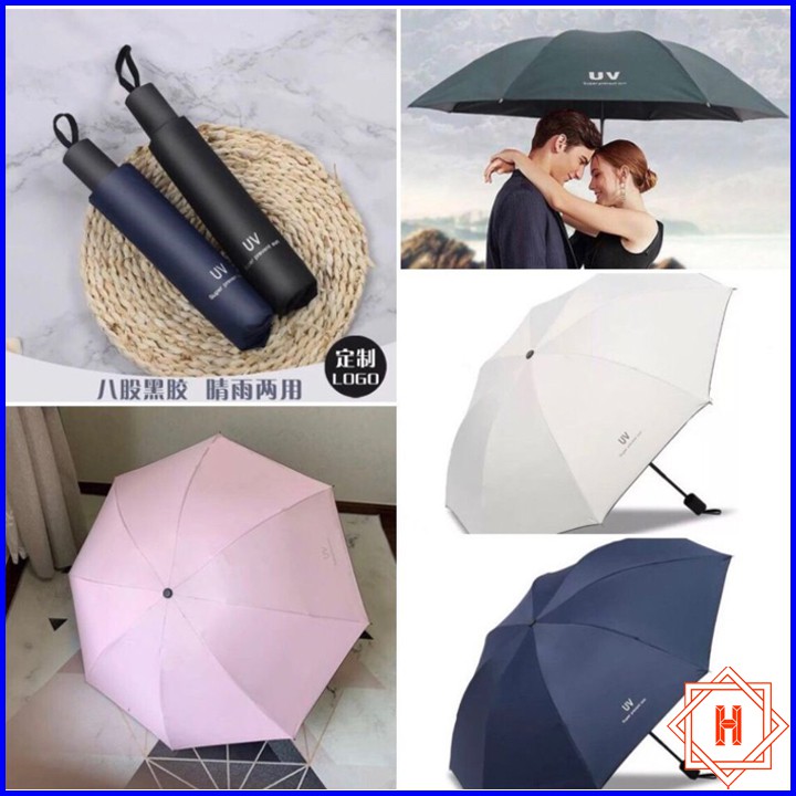 [Mã LIFEHL15K giảm 10% đơn 0Đ] Ô GẤP GỌN THỜI TRANG CHỐNG TIA UV { H }