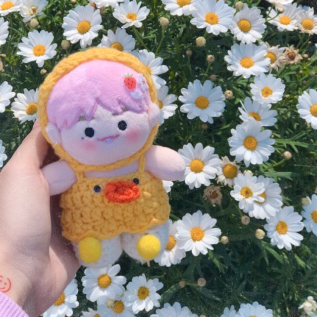 Đầm vịt cho doll 10,15,20cm