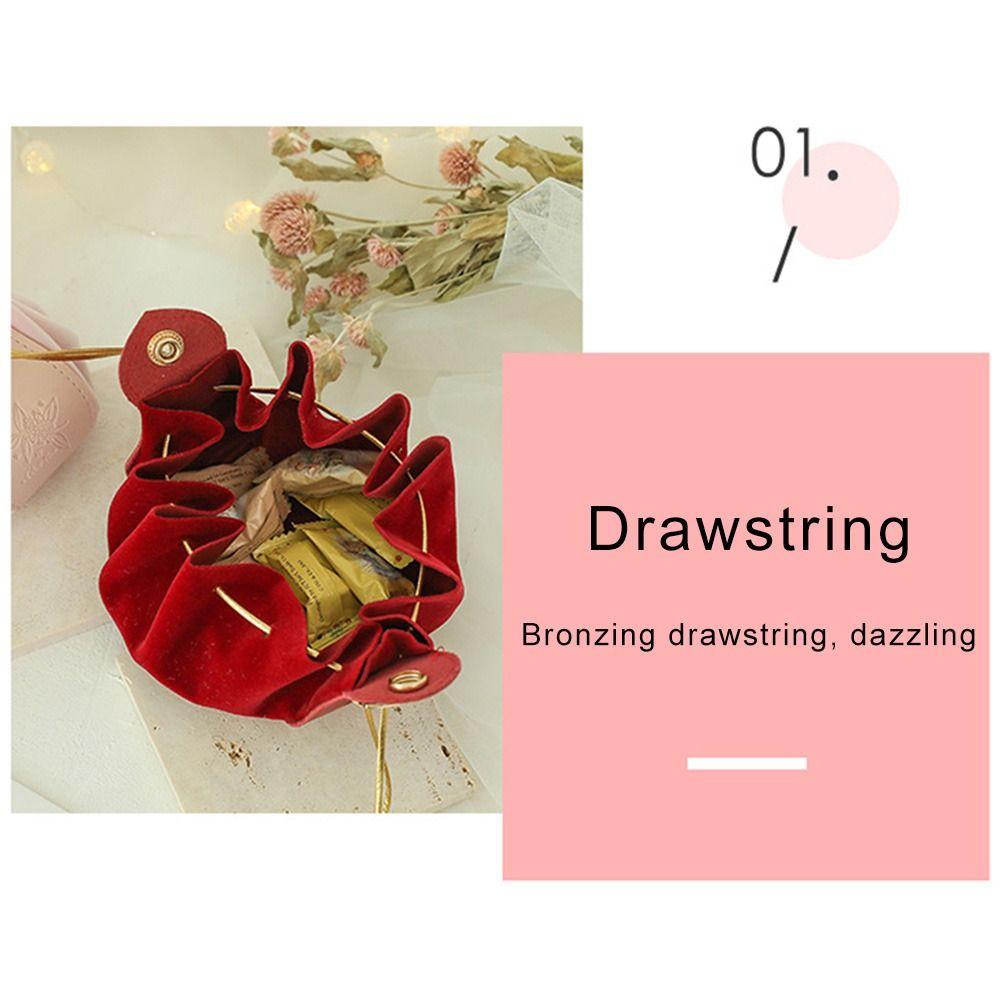 CHOOKEY Túi Dây Rút Đựng Kẹo Tiệc Sinh Nhật Sáng Tạo