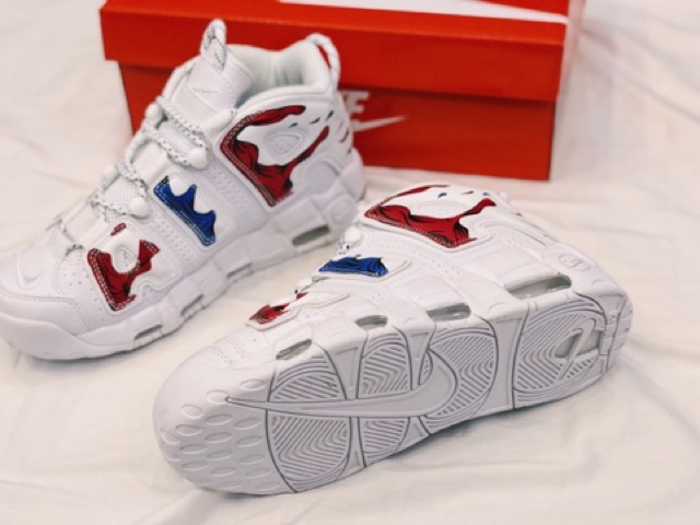 Giày nam Air Max Uptempo 2018 da cao cấp bền lạ