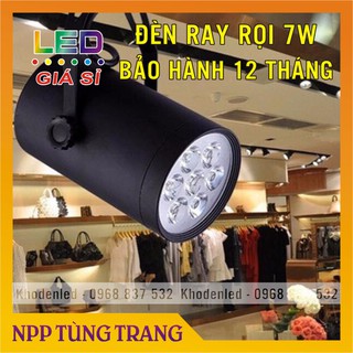 Đèn Ray Rọi 7W dùng cho cửa hàng, shop, showroom... bảo hành 12 tháng