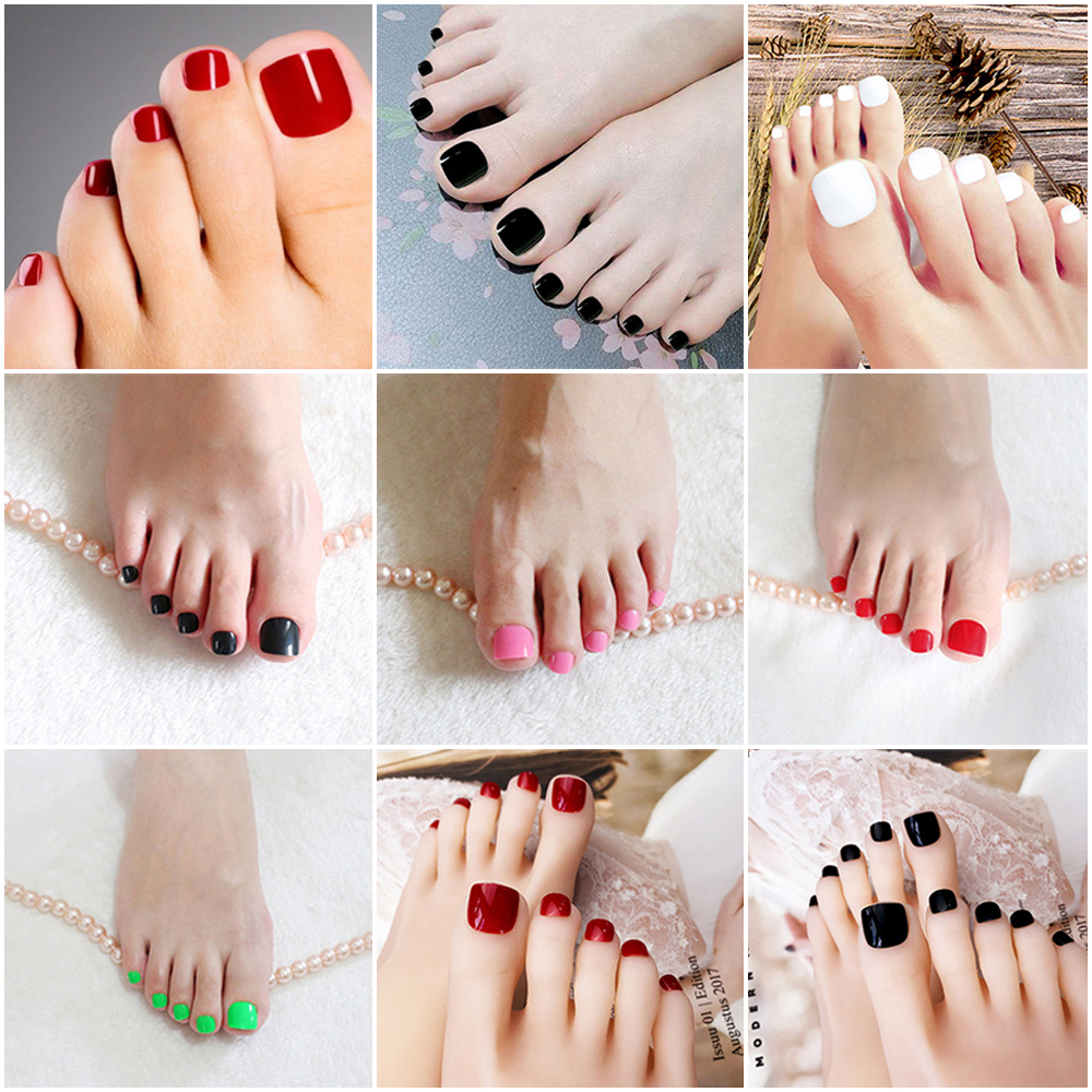 Móng Chân Giả Sơn Màu Dễ Thương