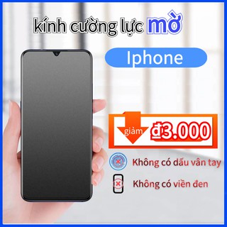 Chống vân tay matte Kính Cường Lực Miếng dán màn hình iPhone 6 7 8 plus x xs max xr 11 pro max se 2020