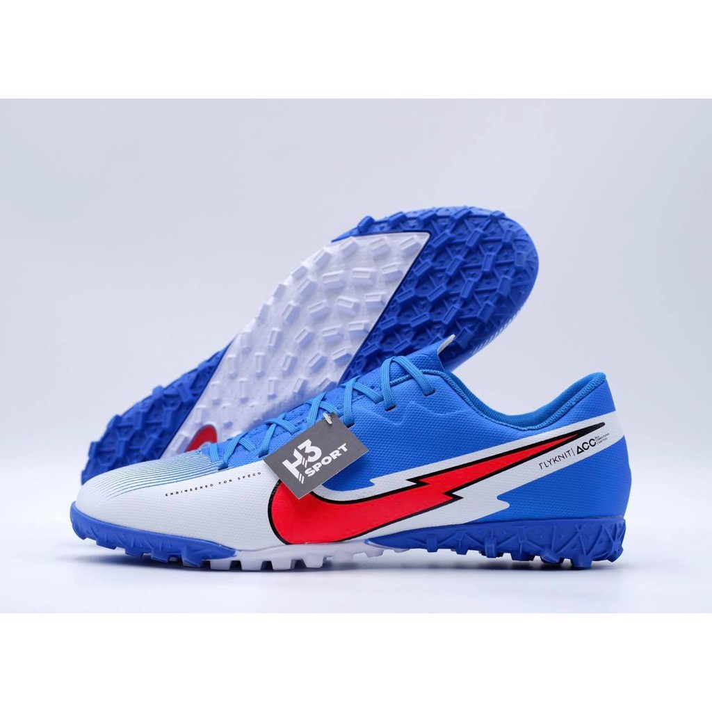 Giày bóng đá Mercurial Vapor 13 Academy màu xanh bích trắng