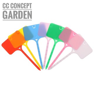 Phụ Kiện - Bộ 5 Thẻ Nhựa Tag Ghi Chú Tên Cây 2 Trong 1