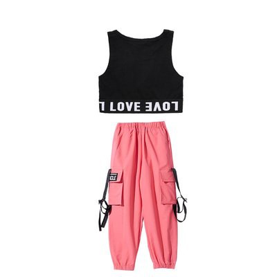 Áo Croptop trẻ em | Áo Croptop ba lỗ  đen cho trẻ em