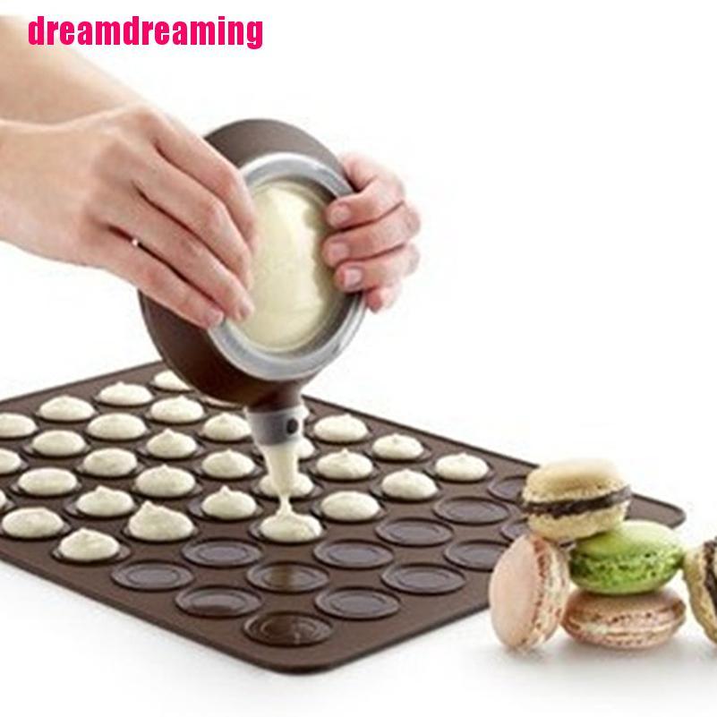 Khuôn Silicone Làm Bánh Macaron 2 Mặt Tiện Dụng