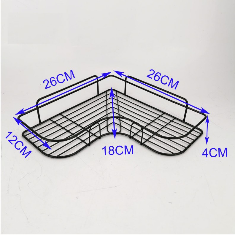 Kệ Góc Nhà Tắm Dán Tường Sơn Tĩnh Điện, Kệ góc Nhà Bếp dán tường Siêu Dính Chịu Lực