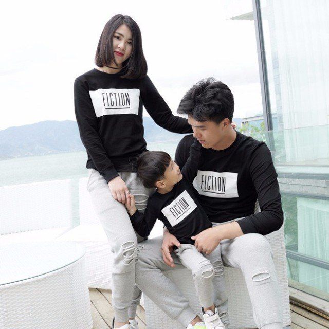 ⚡FLASH_SALE⚡ Áo thu đông gia đình, áo đôi 👨‍👩‍👧‍👦 chất nỉ bông cao cấp (kéo ảnh xem ảnh thật)