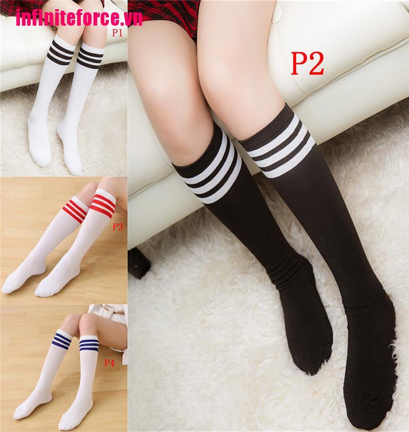 Tất Cotton 3 Sọc Xinh Xắn Chất Lượng