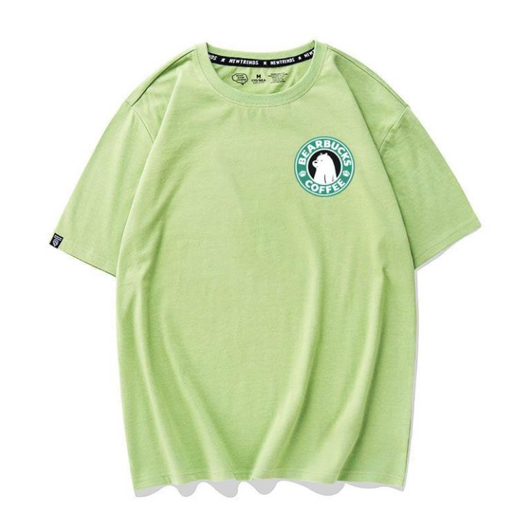 [Hàng Xịn, Gía Tốt] Áo Thun In Unisex Nam Nữ Hình Icon Gấu Nhiều Màu - Unisex - Cotton - Mã AT022