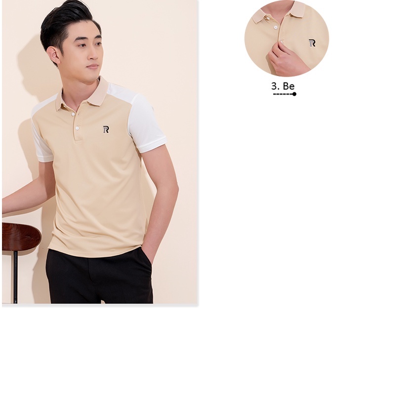 Áo Polo Nam, Áo Phông Nam Cổ Bẻ Vai Phối Màu Chất Liệu Cá Sấu PVC - AC147 [ Shop Bán Sỉ ]