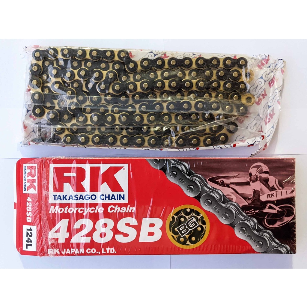 Sên RK Đen Vàng 9 Ly 124 Mắc, Nhông Dĩa Recto Winner, Winner X, Exciter 150, Future, Wave