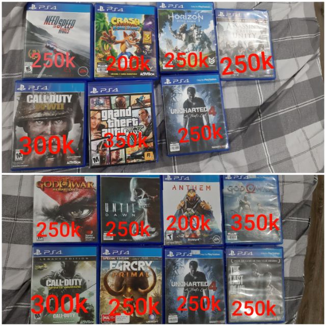 Đĩa ps4 giá rẻ