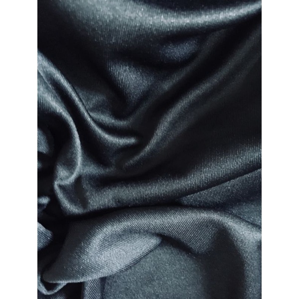 Vải chun đen  co giãn 4 chiều ( khổ 1,6m x 1m dài)
