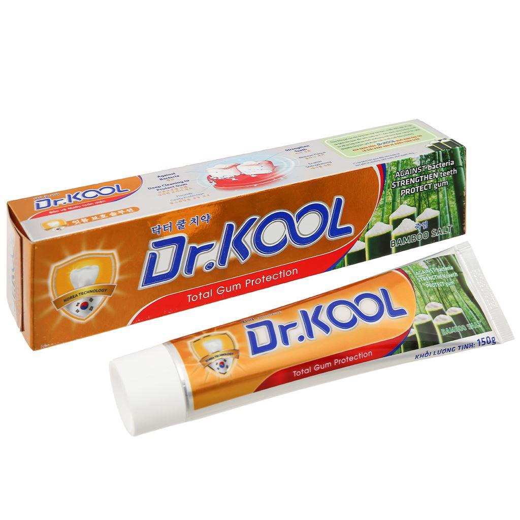 Kem đánh răng Dr. Kool muối tre bảo vệ nướu toàn diện 150g