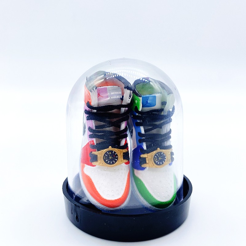 Móc Khóa Giày Sneaker Mini Melody Ehsani x Air Jordan 1 Mid “Fearless” (Tặng Box)