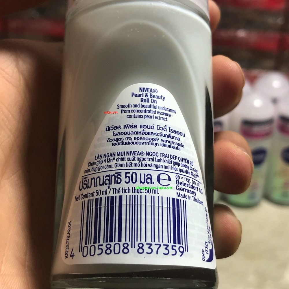 Lăn Khử Mùi Nữ 50Ml Nivea Ngọc Trai Pearl & Beauty, Với uxu.vn Tất Cả Là Chính Hãng.