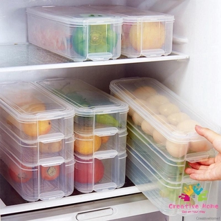 Hộp Nhựa Bảo Quản Trứng Nhiều Tầng Có Nắp Đậy Tiện Dụng
