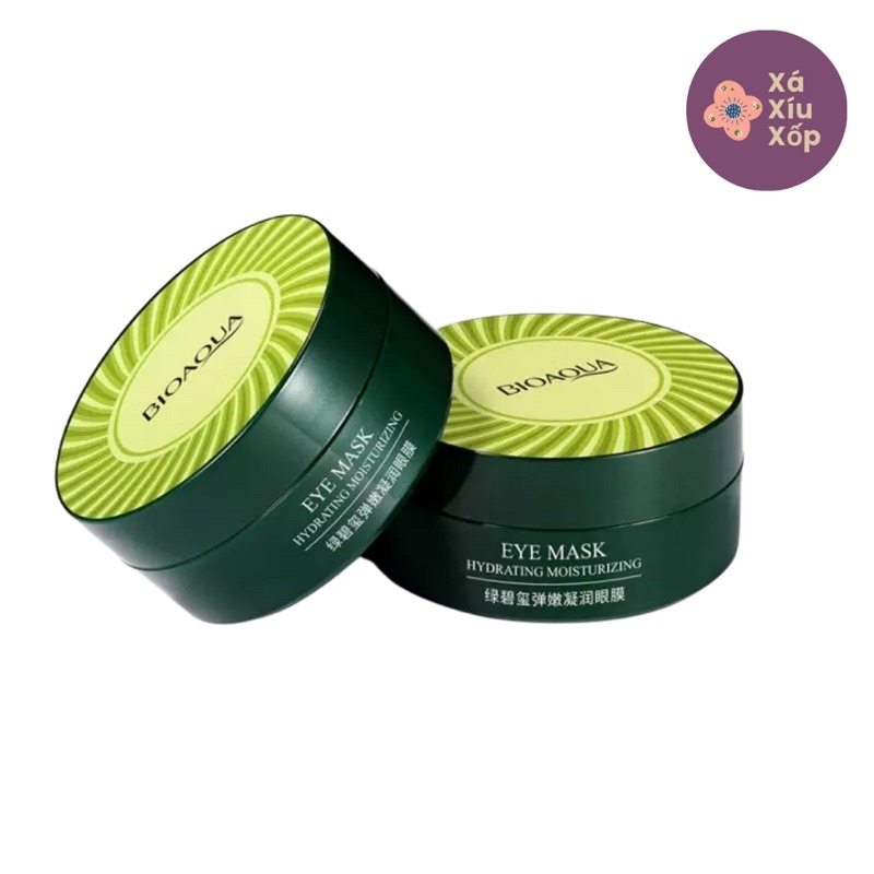 Mặt nạ mask mắt giảm quầng thâm, nếp nhăn,  chống lão hoá BIOAQUA - Hộp 60 miếng